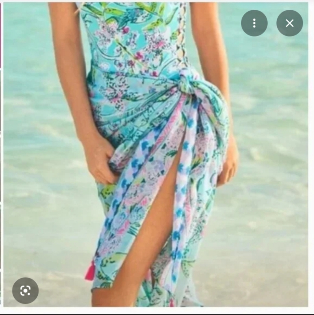 Lilly Pulitzer Seaspray Wrap Scarf Shawl